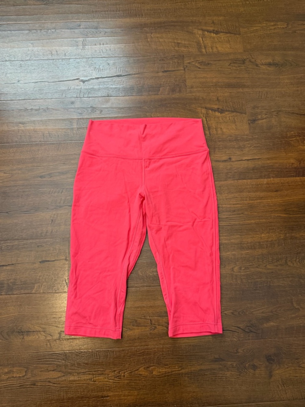 Lululemon women’s pink lip gloss align high rise crop 17” leggings size 12
